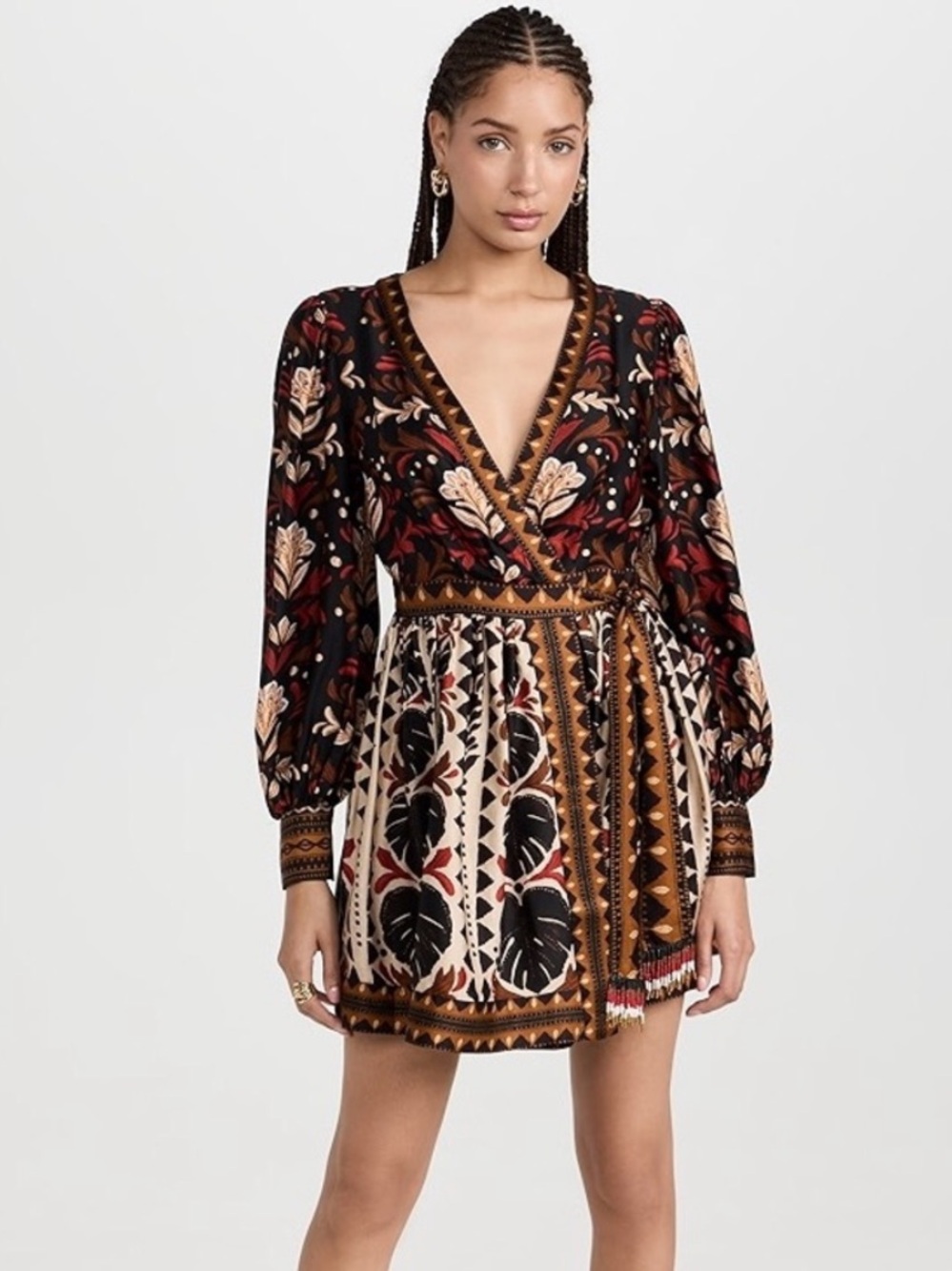 Farm Rio Tapestry Garden Mini Dress - Picture 5 of 15
